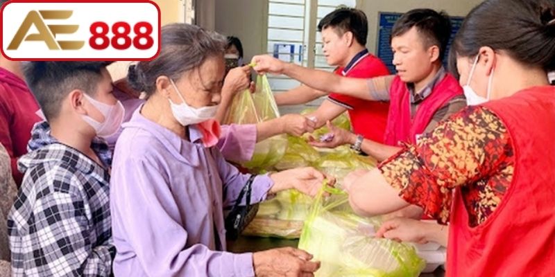 Trách nhiệm thôi thúc của AE888 làm từ thiện